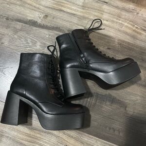 Call it Spring heeled ankle boot